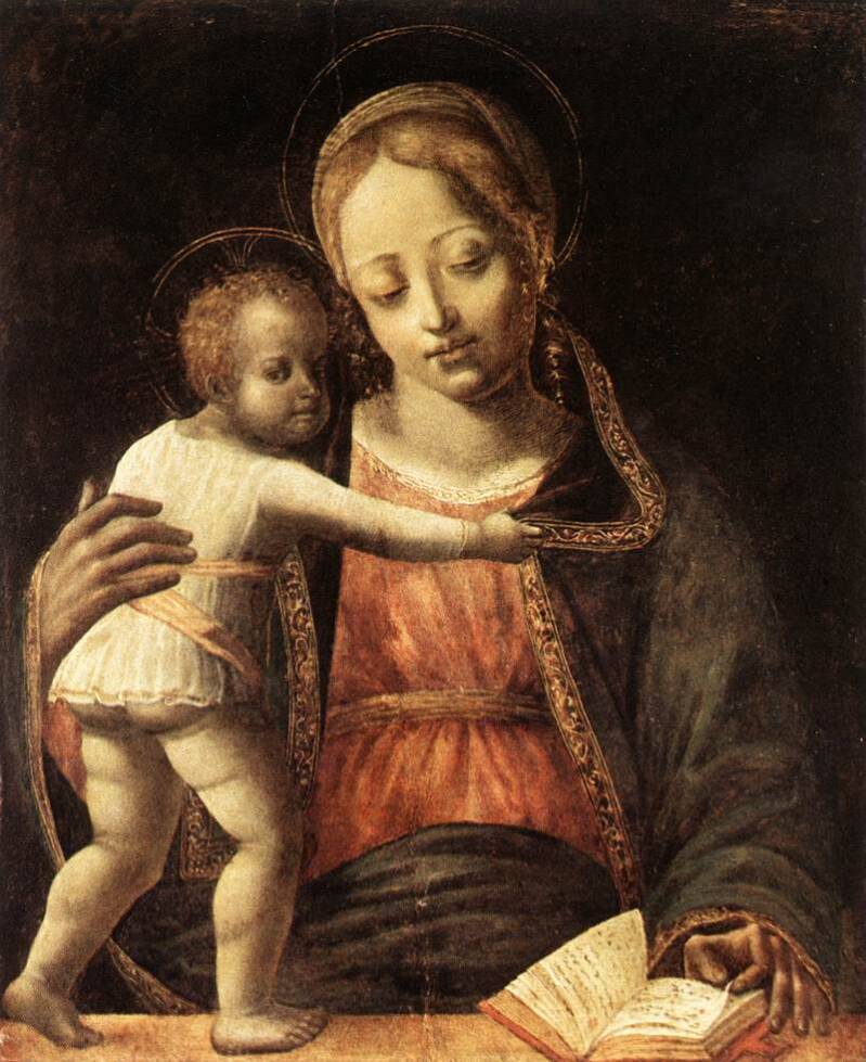 La Vierge à l'enfant de Bernardino Butinone