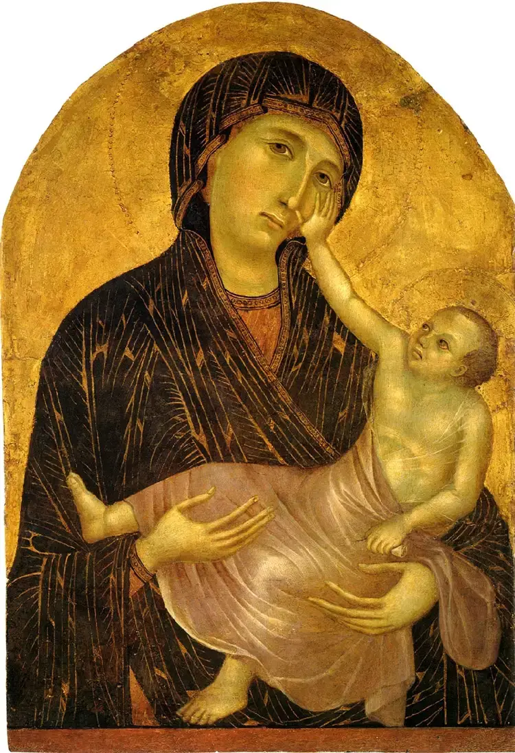 Cimabue, Vierge à l’enfant (vers 1285)