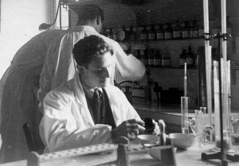 Le docteur Adriano Ossicini, vers 1940 à l’hôpital Fatebenefratelli de Rome