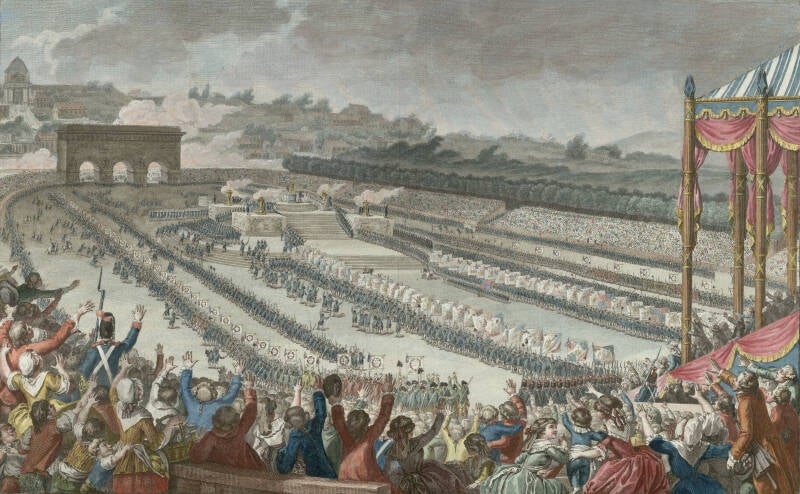 Fête de la Fédération, 14 juillet 1790