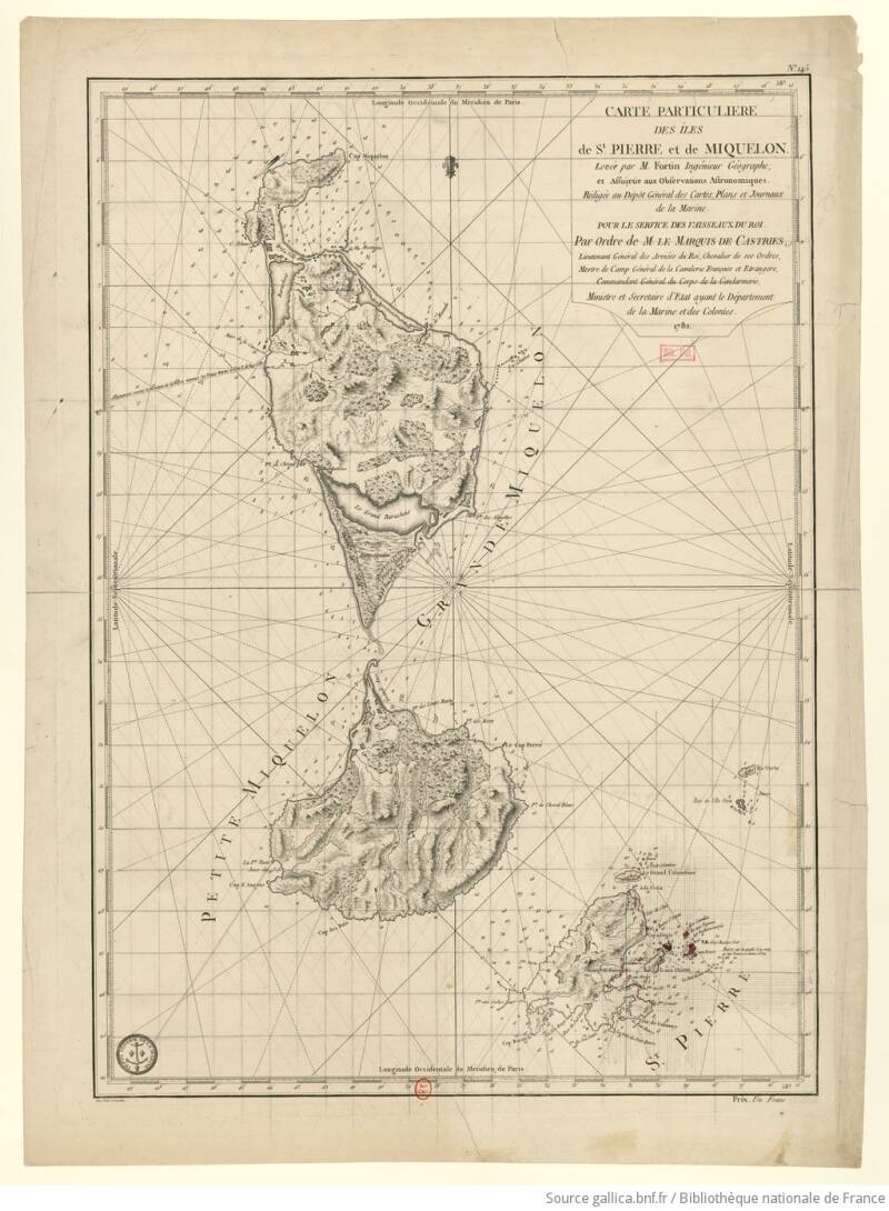 îles de St Pierre et de Miquelon ( 1782)
