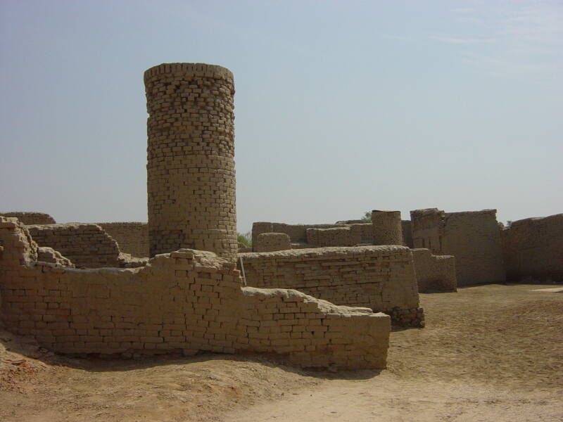 Partie des ruines de Mohenjo-daro