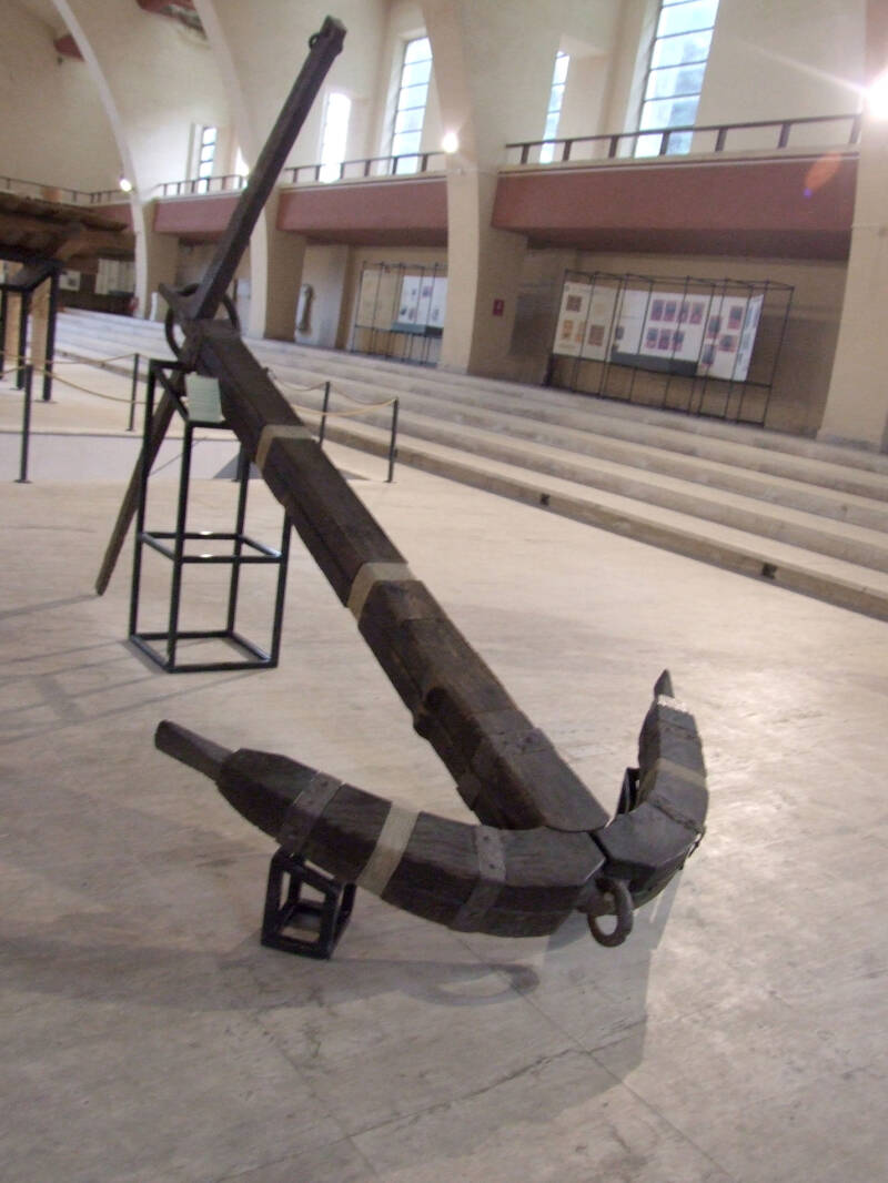 Ancre de l'un des navires de Nemi.