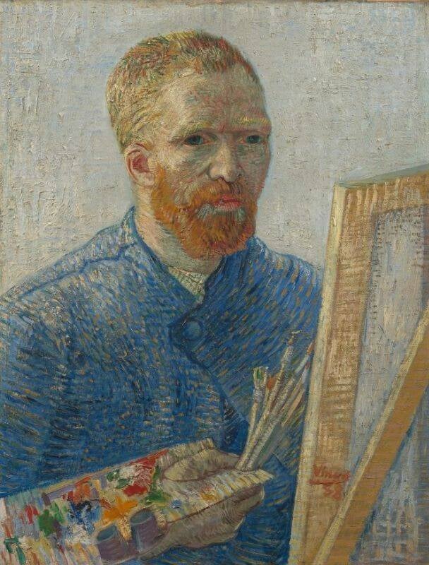 van gogh au chevalet