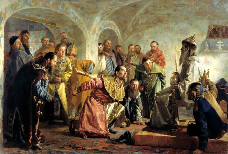 Oprichniki par Nikolai Nevrev  (vers 1870)