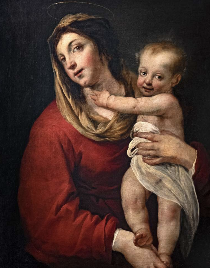 "La Vierge à l'Enfant" de Jacques Blanchard,