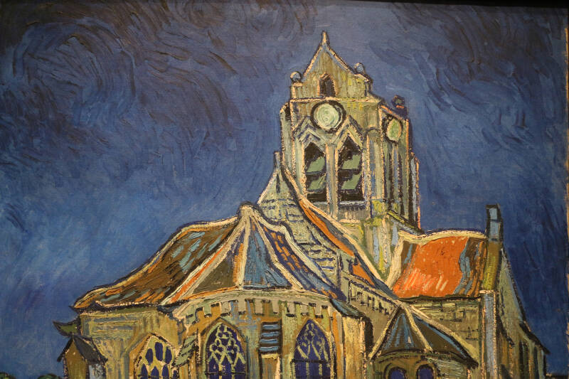 Van Gogh - L'église d'Auvers sur Oise 