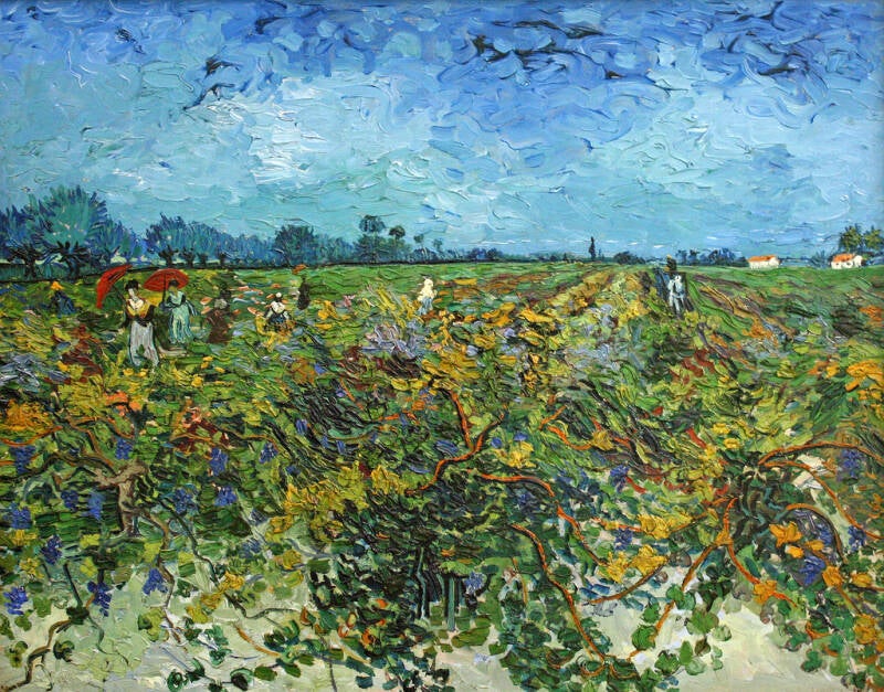 Le Vignoble vert, 1888.