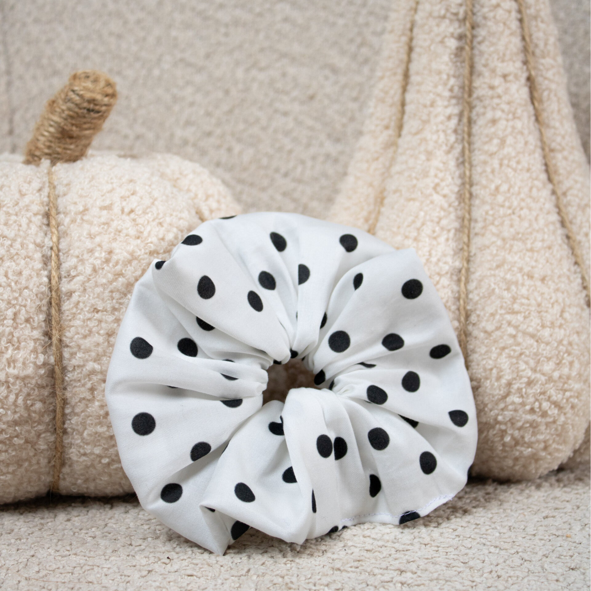 Mallow Polkadot Scrunchie