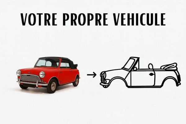 Silhouette de votre propre véhicule