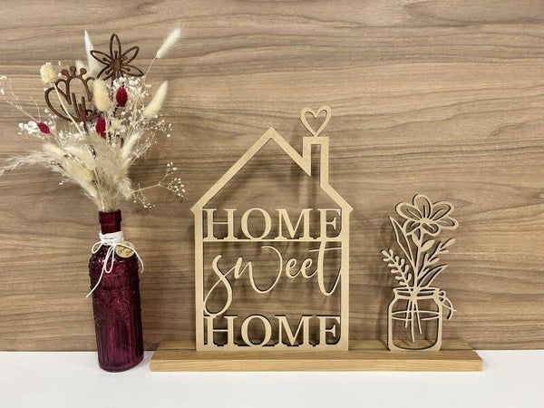 Décoration "Home sweet home" MDF