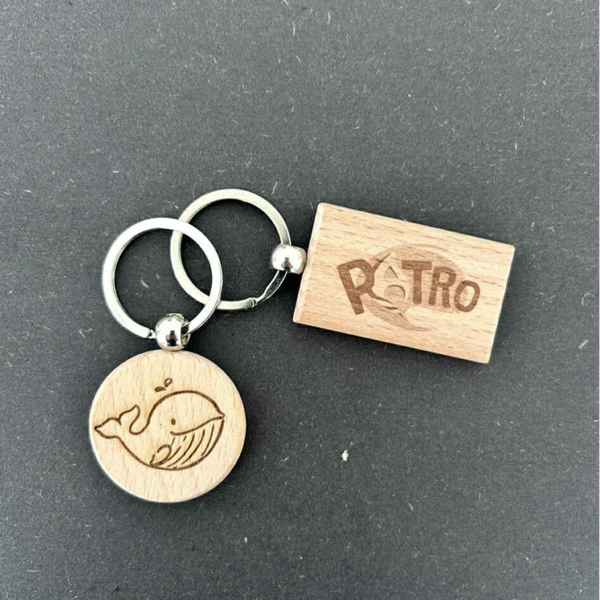 Porte clés en bois personnalisables