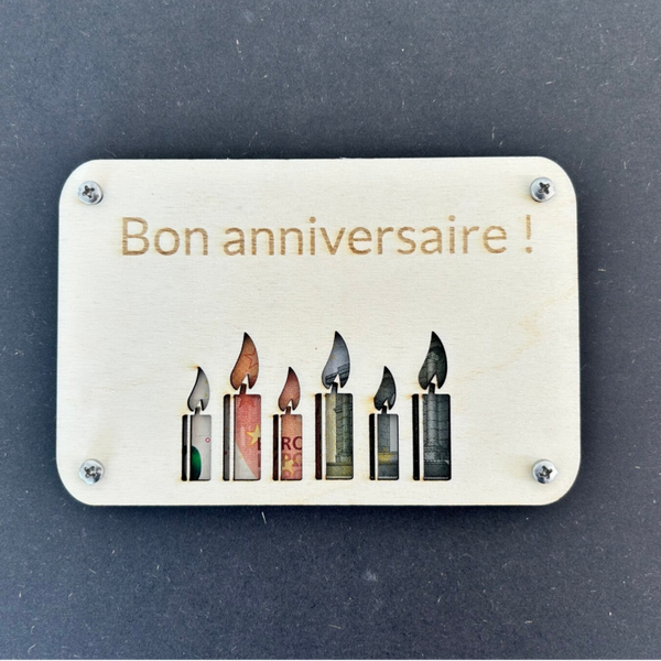 Carte cadeau anniversaire