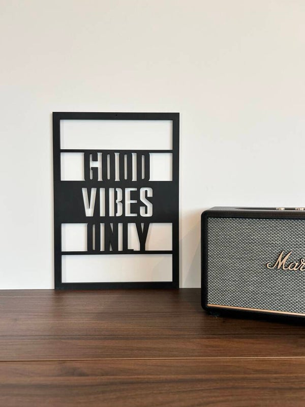 Panneau « GOOD VIBES »