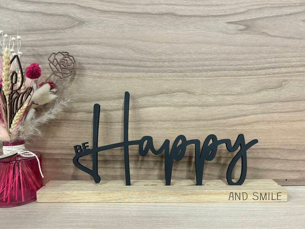 Décoration « BE HAPPY »