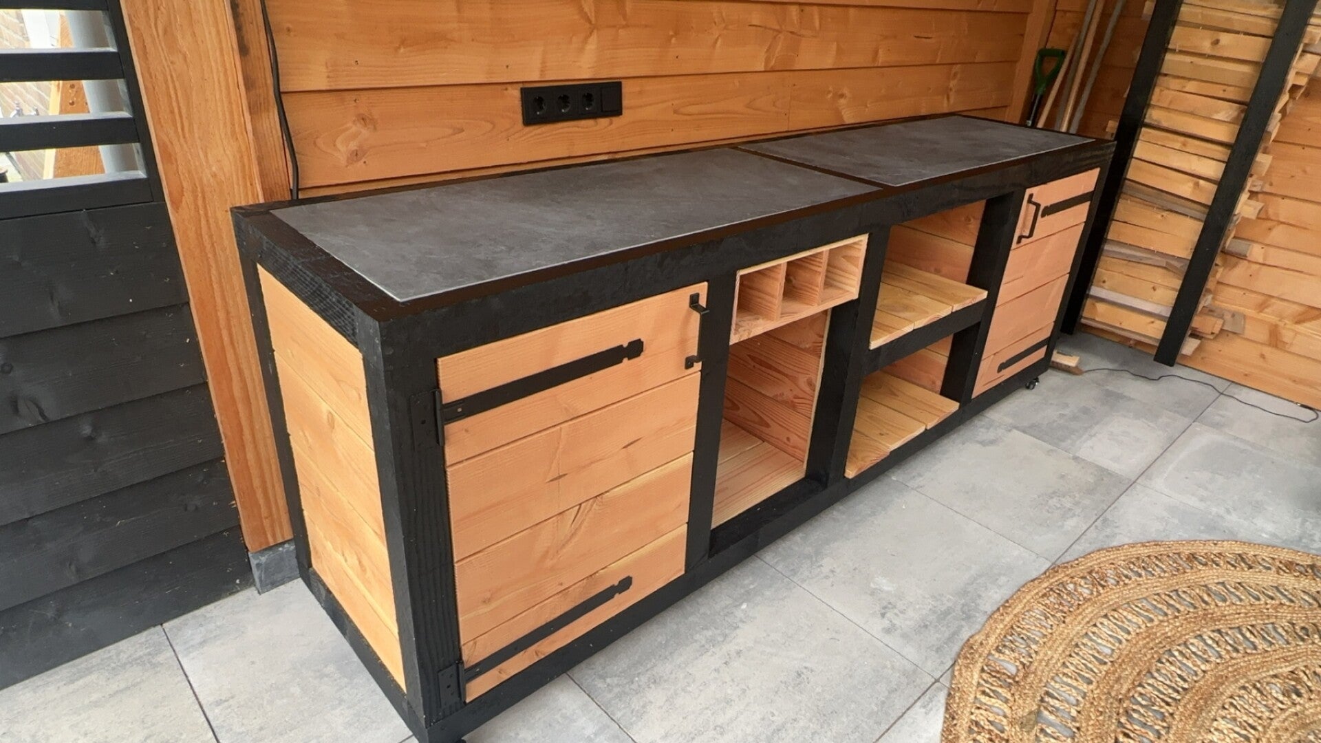 Standaard buitenkeuken 250 cm