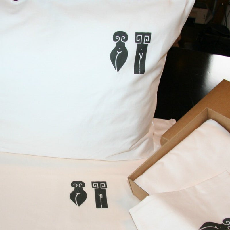 Hjónaver, einfalt þrykk. Verð 85.000 á hjónarúmið