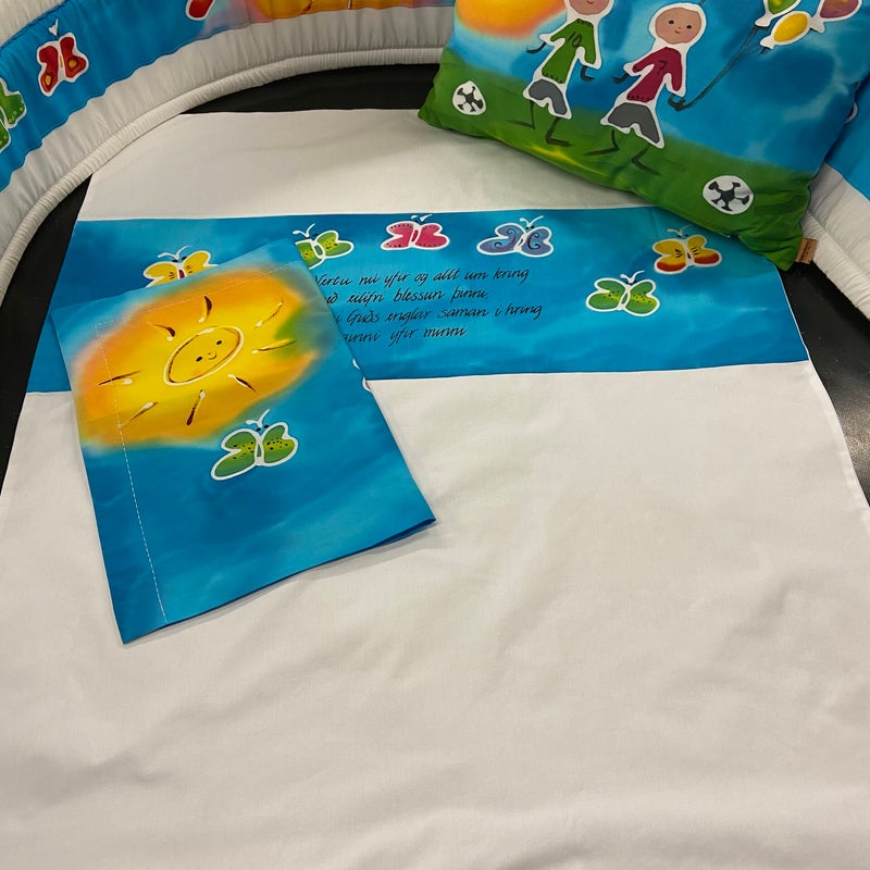 Sængurver, bænapúði og rúmkantu