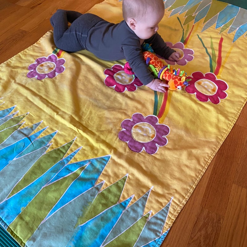 30 ára gamalt rúmteppi