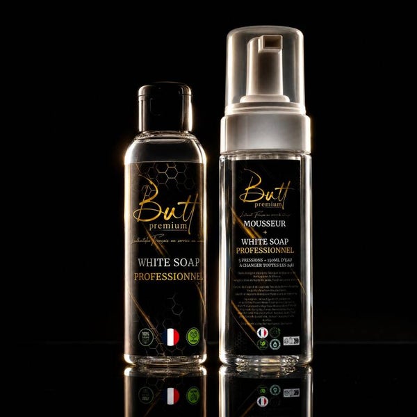 Gel nettoyant - White soap pro + mousseur 150ml
