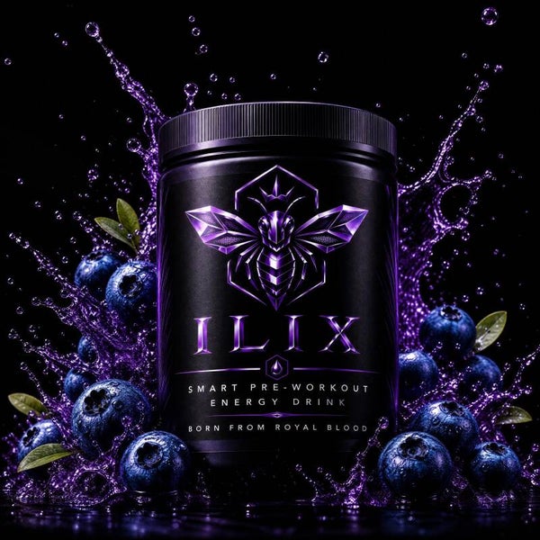 Ilix Blueberry — Pre-Workout Myrtille Sans Sucre | Puissance Naturelle | PV Distribution