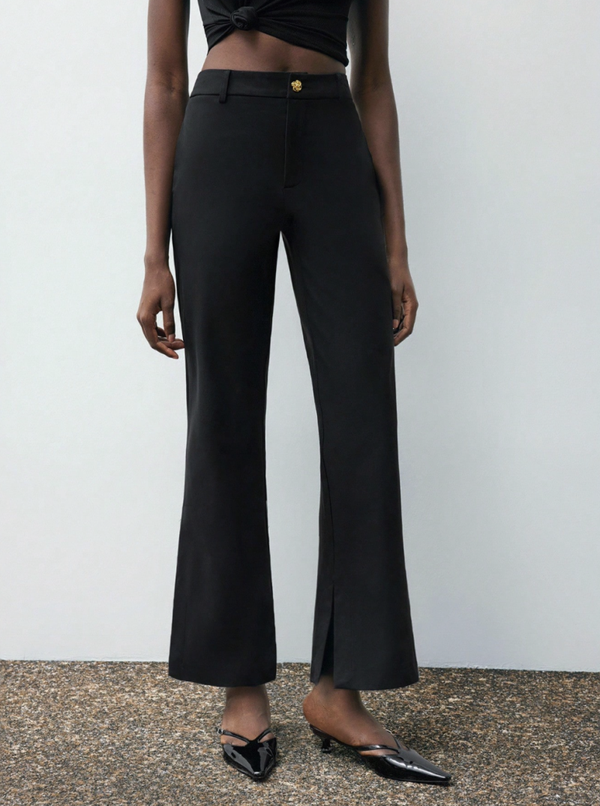 Pantalon élégant avec patte d'éléphant