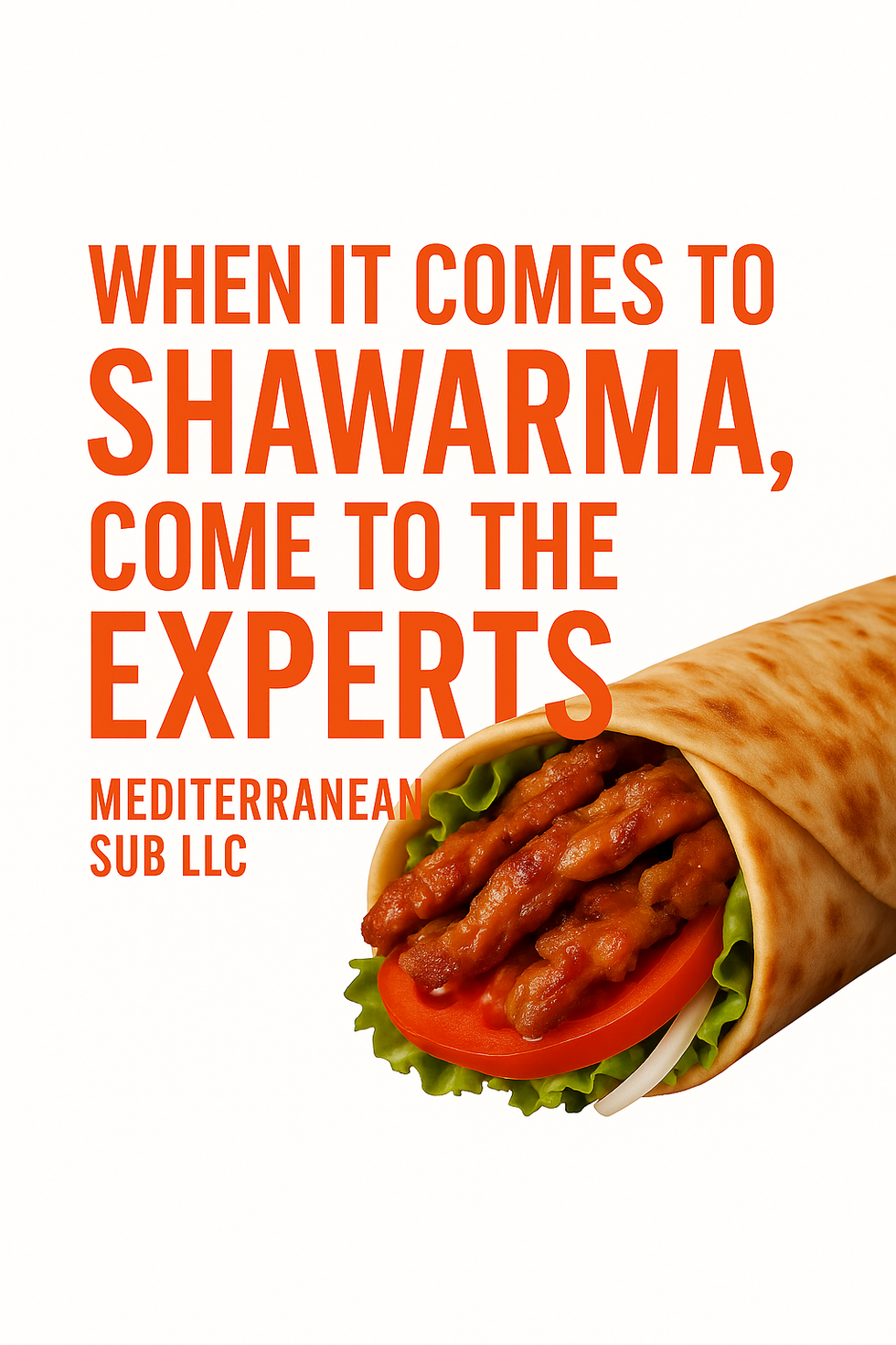 Chicken shawarma sandwich in Santa Ana, Costa Mesa, and Anaheim