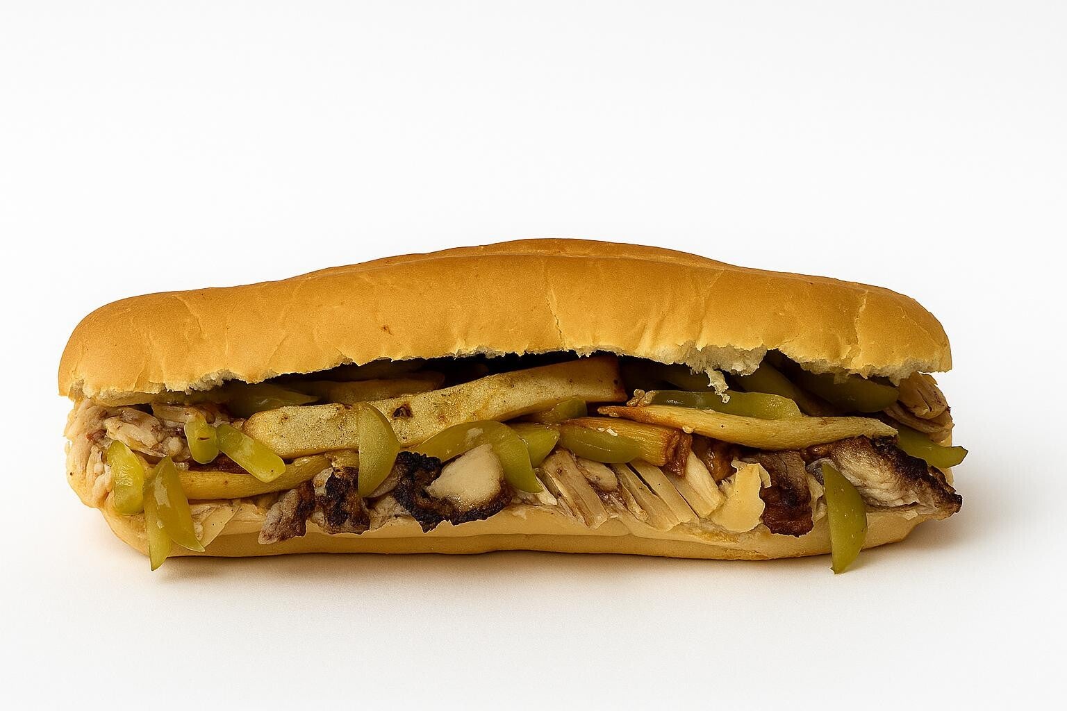 Chicken shawarma sandwich sub style serves in Santa Ana, and Irvine