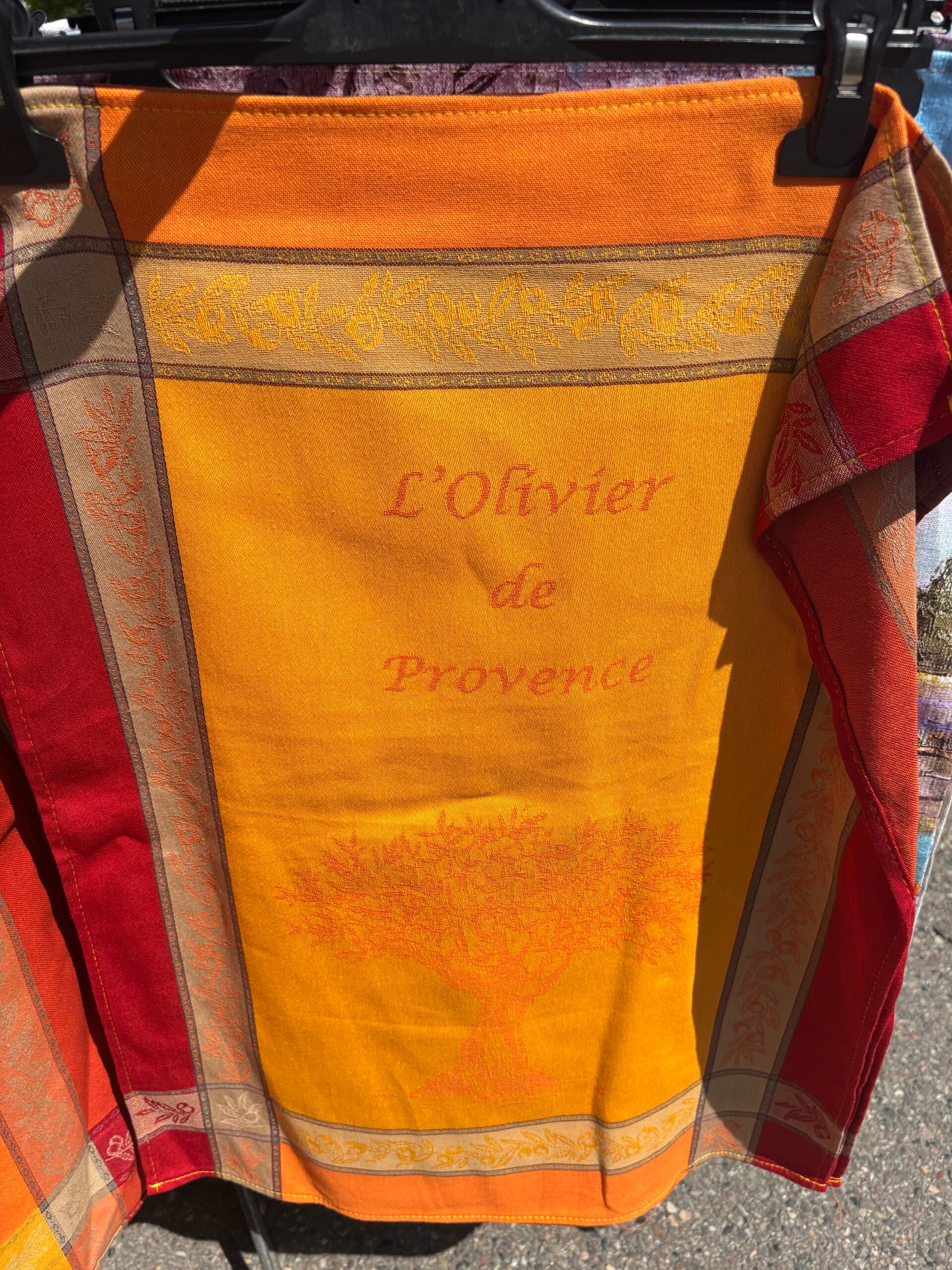 Torchon olivier rouge