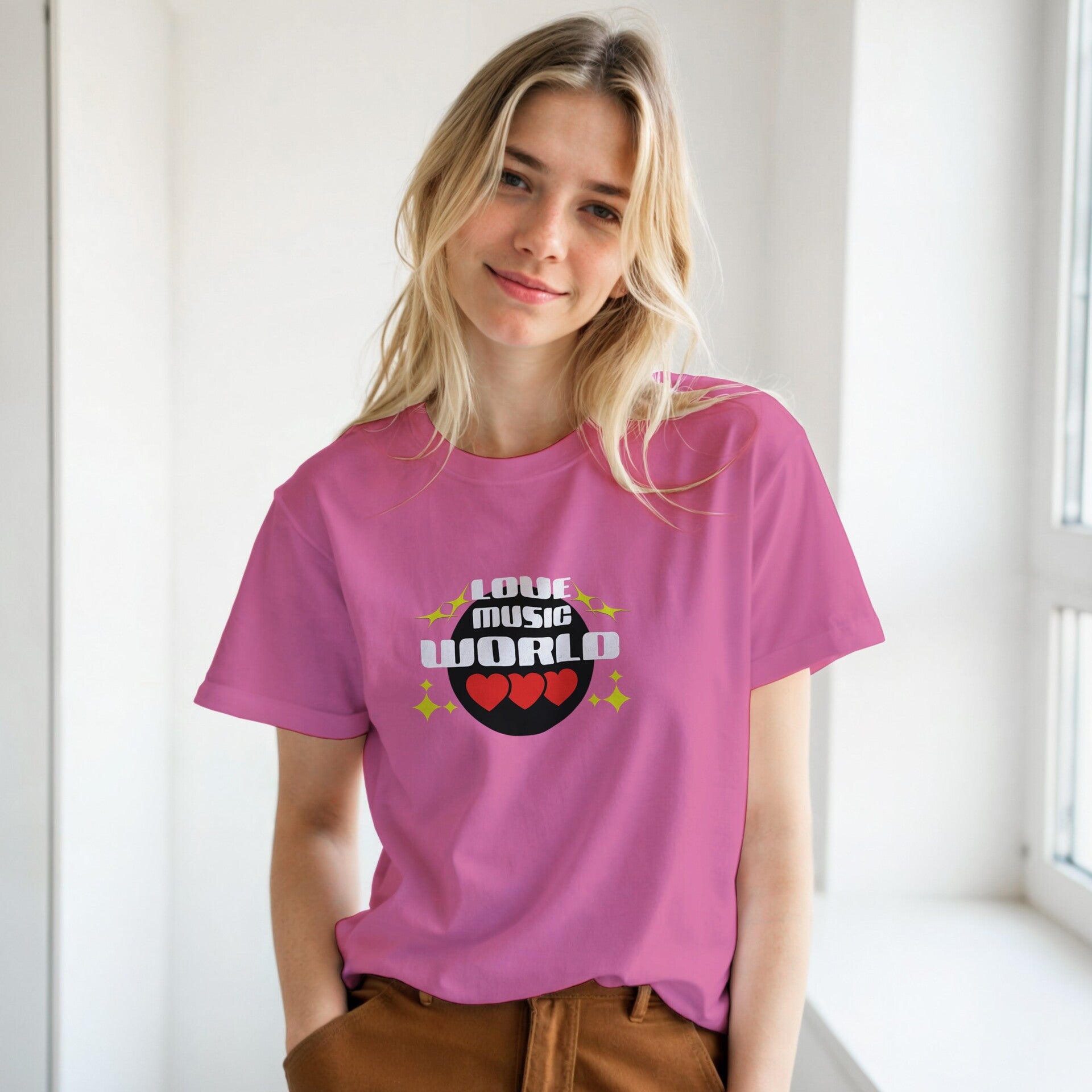 Damen - Hol dir unser exklusive Music Love Design auf bestem Stoff!