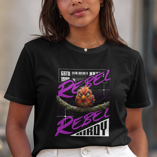 Streetwear T-Shirt „Rebel Birdy“
