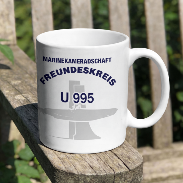 Keramiktasse U 995 Laboe – Marinekameradschaft Mitgliedsartikel