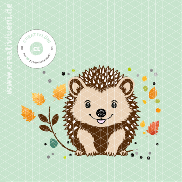 Datei *Igel im Laub*