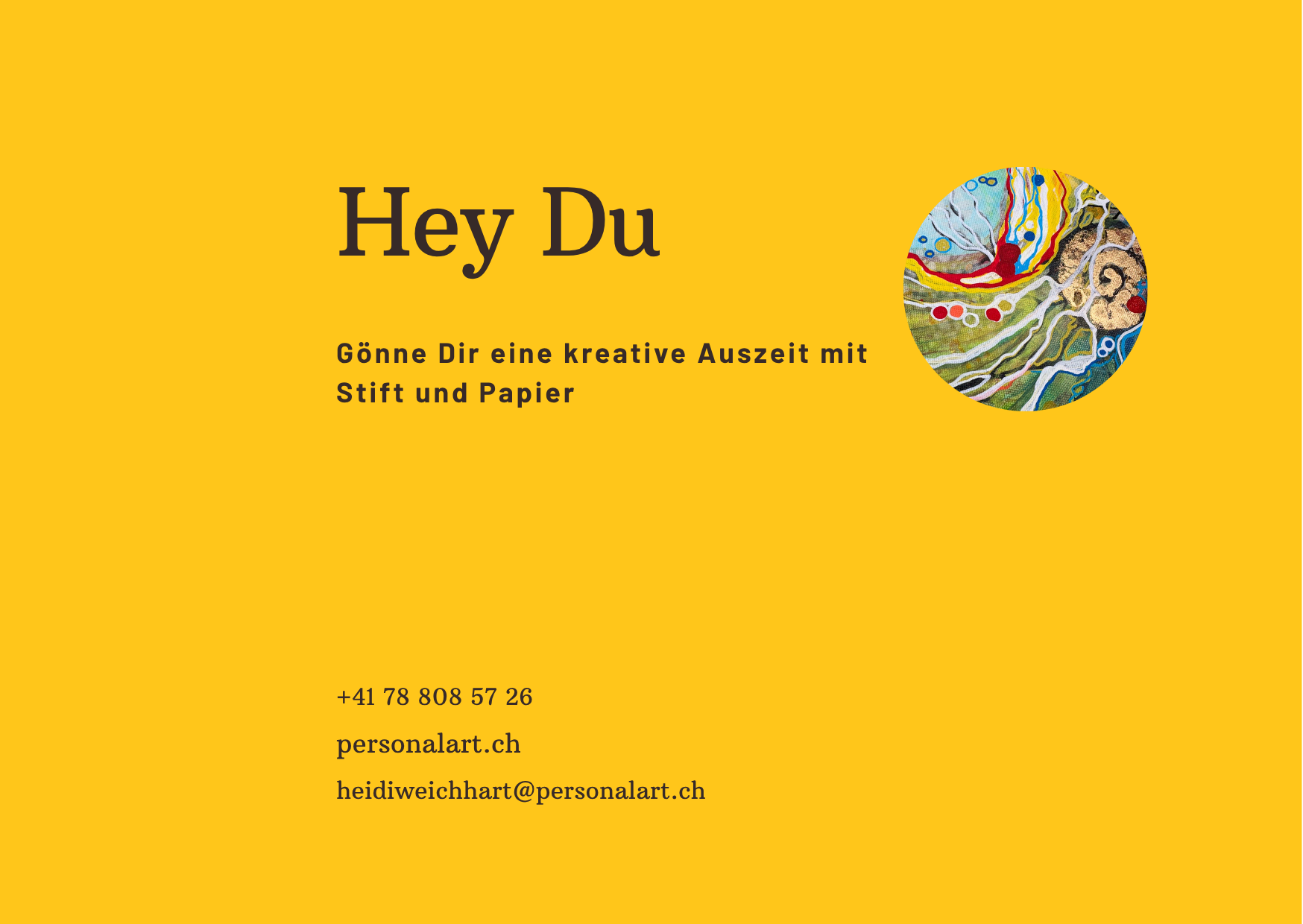 Kreative Auszeit Hey Du