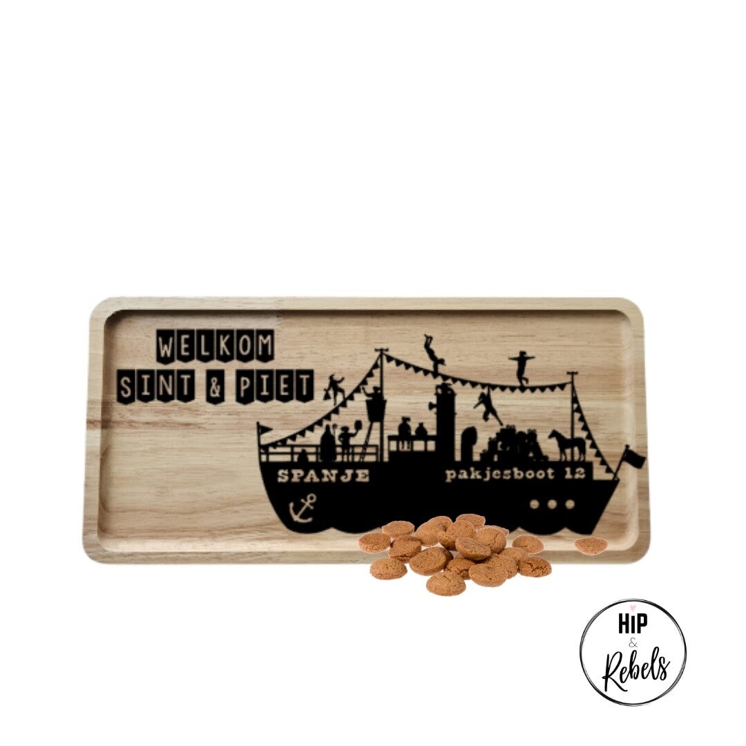 Sinterklaas plankje - Welkom Sint en Piet
