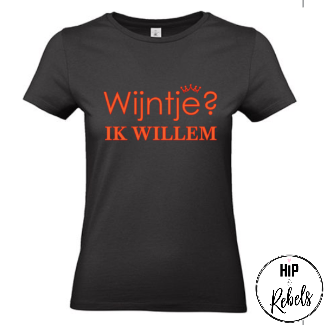 T-shirt - Wijntje? Ik Willem