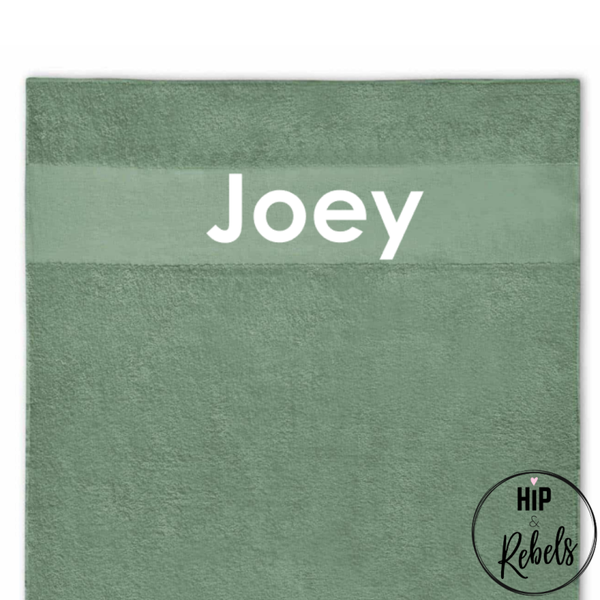 Badhanddoek met naam