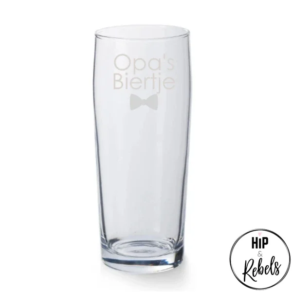 Bierglas Opa/Papa/Mama/Oma's biertje