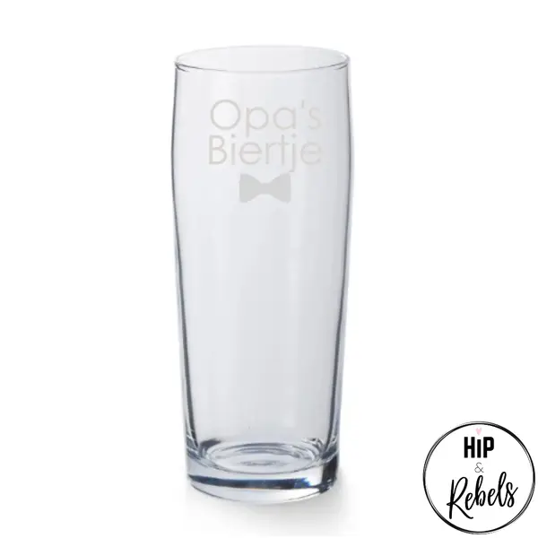 Bierglas Opa/Papa/Mama/Oma's biertje