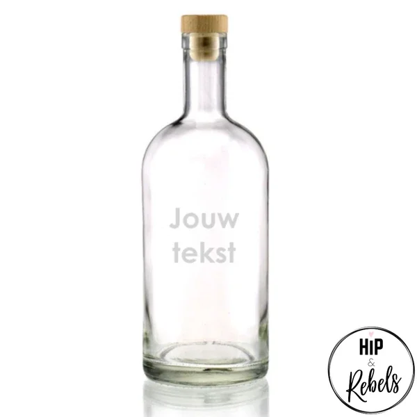 Waterfles eigen tekst