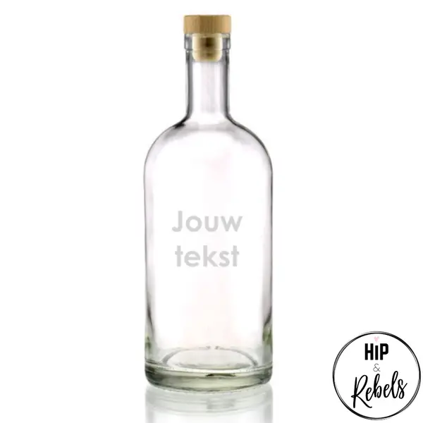 Waterfles eigen tekst