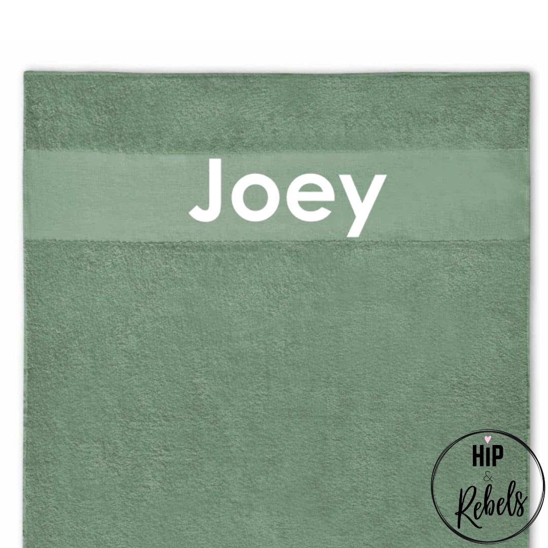 Badhanddoek met naam