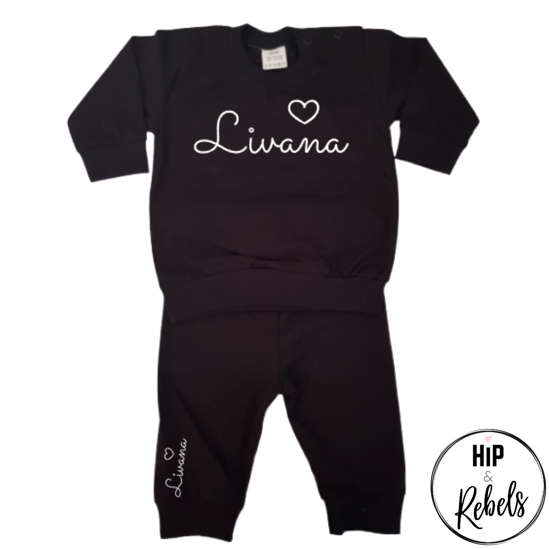 Pyjama - Met naam en hartje