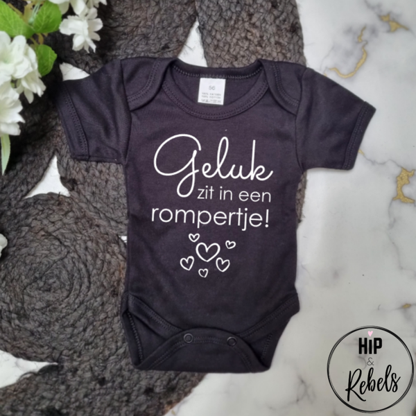 Romper - Geluk zit in een rompertje!