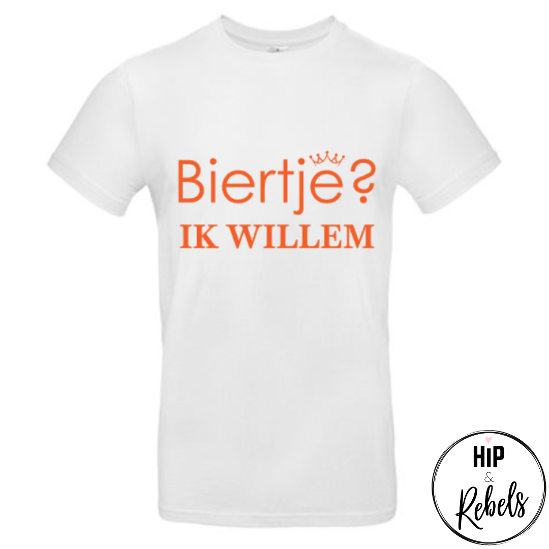 T-shirt - Biertje? Ik Willem