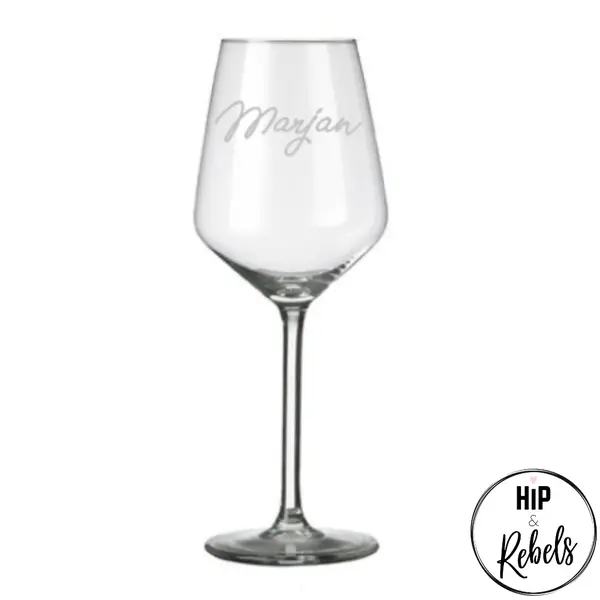 Wijnglas met naam