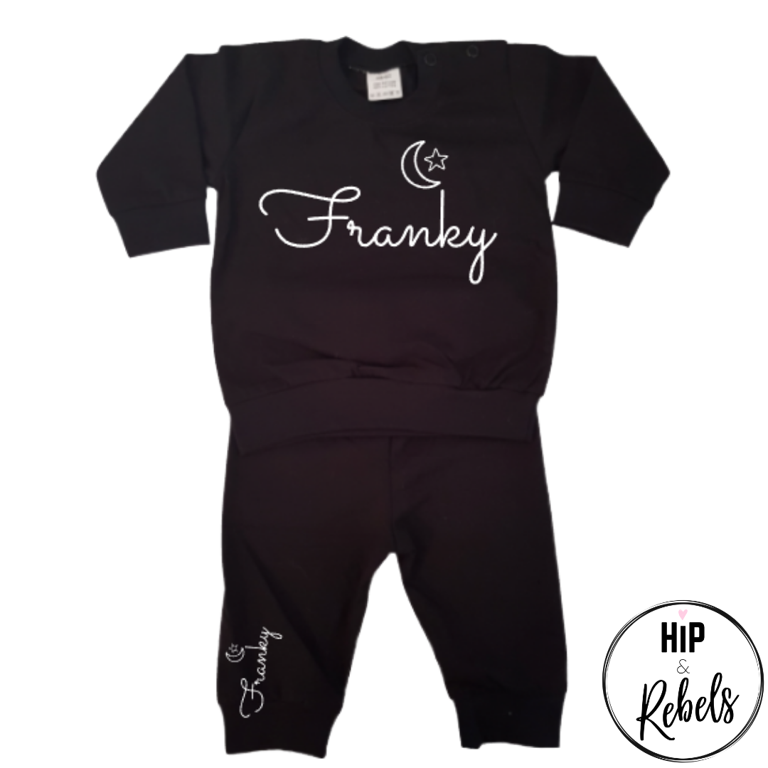 Pyjama - Met naam en maan/ster