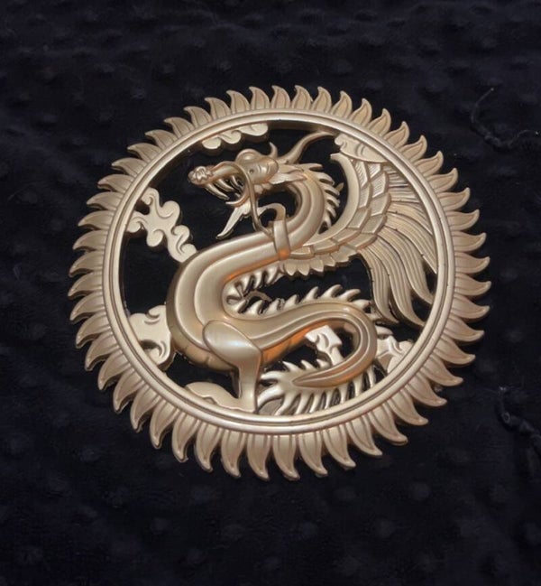 Round Chinese Dragon Wall Piece