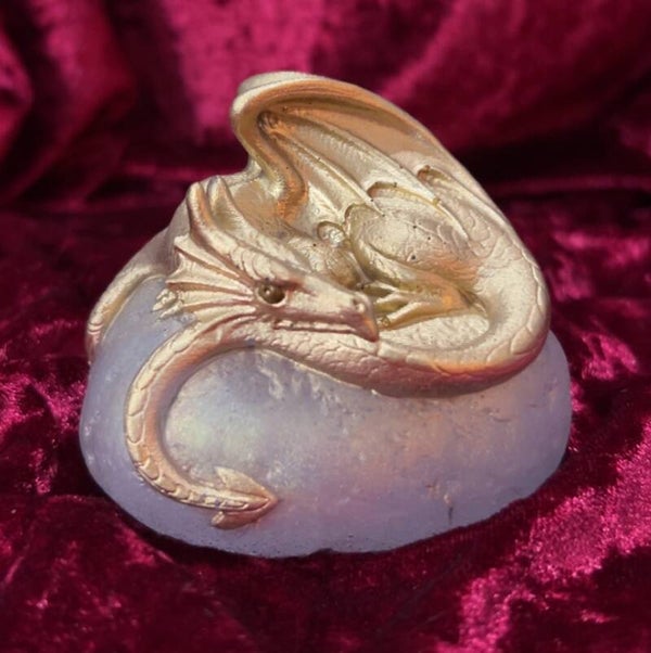 Dragon Atop A Rock