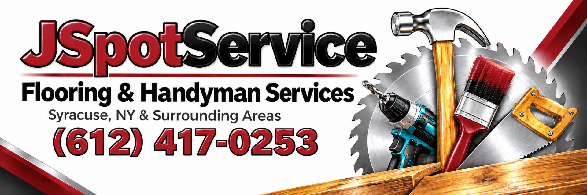 JSpotService — Flooring & Handyman Services, Syracuse, NY and surrounding areas. Call (612) 417-0253.
